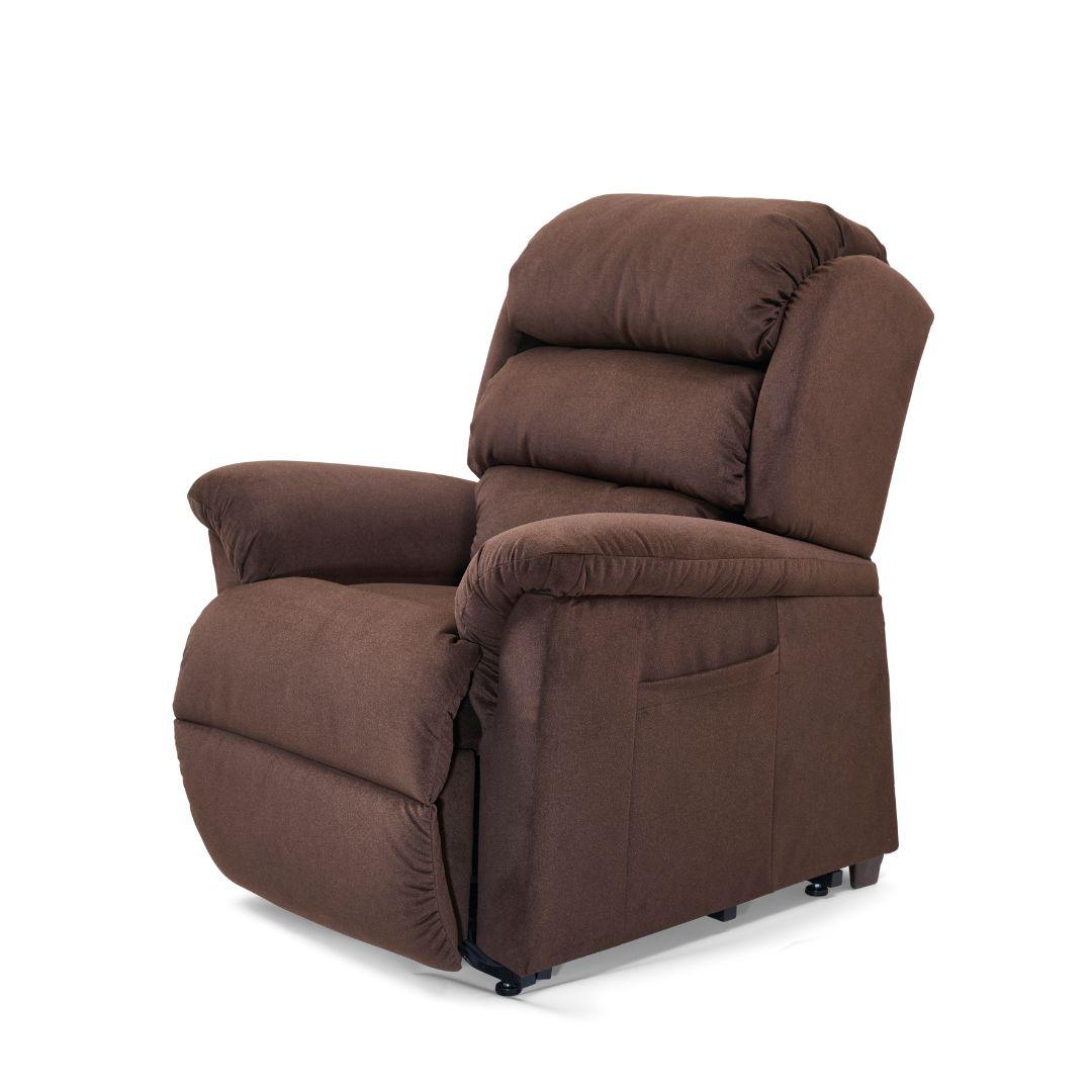 Golden Relaxer lift chair reclined with footrest extended