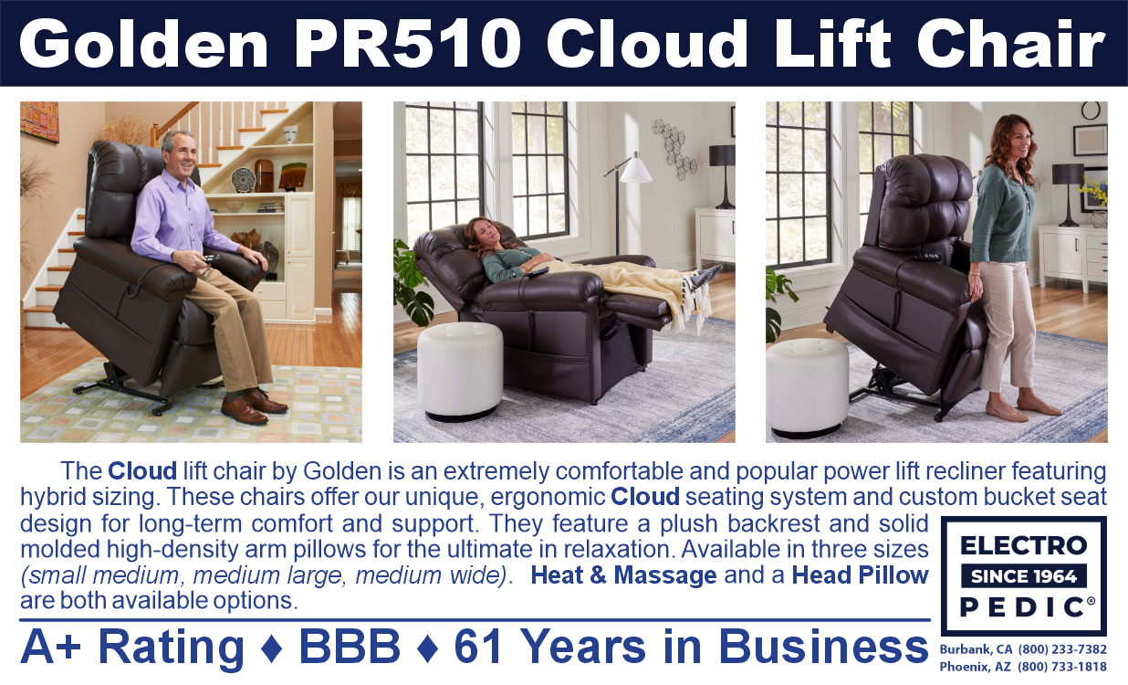 Los Angeles Golden PR510 Cloud lift chair recliner